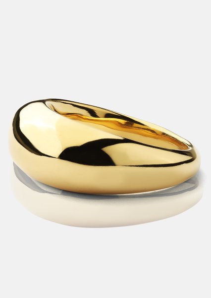 Ring Dome - 18k Verguld