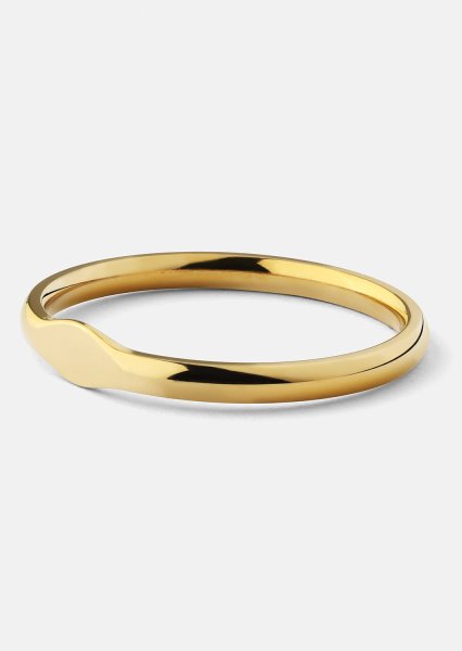 Initial Ring – 18k Verguld
