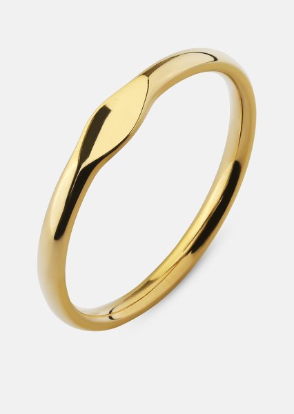 Initial Ring – 18k Verguld