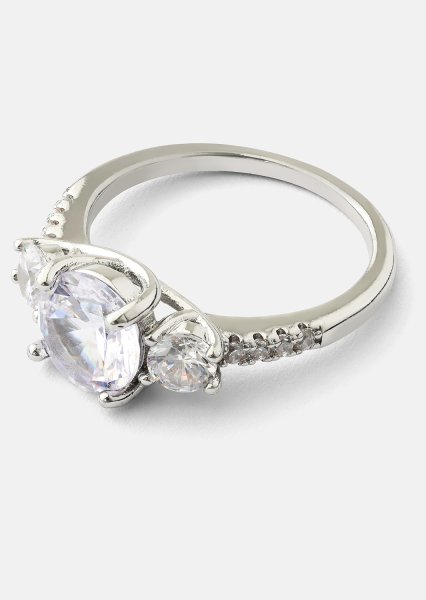 Ring Trinity - Verzilverd