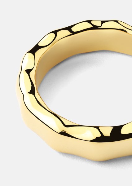 Ring Sculpted Flow - 18k Verguld