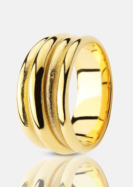 Ring Aurora Bold - 18K Verguld