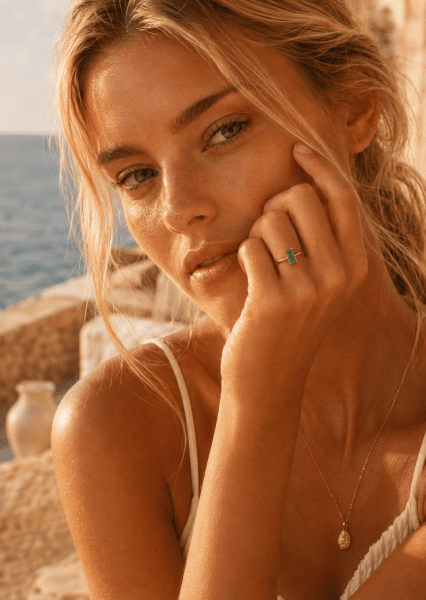 Ring Emeraldis - 18k Verguld