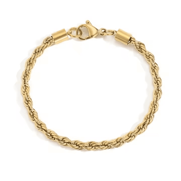 Armband Tresse - 18k Verguld