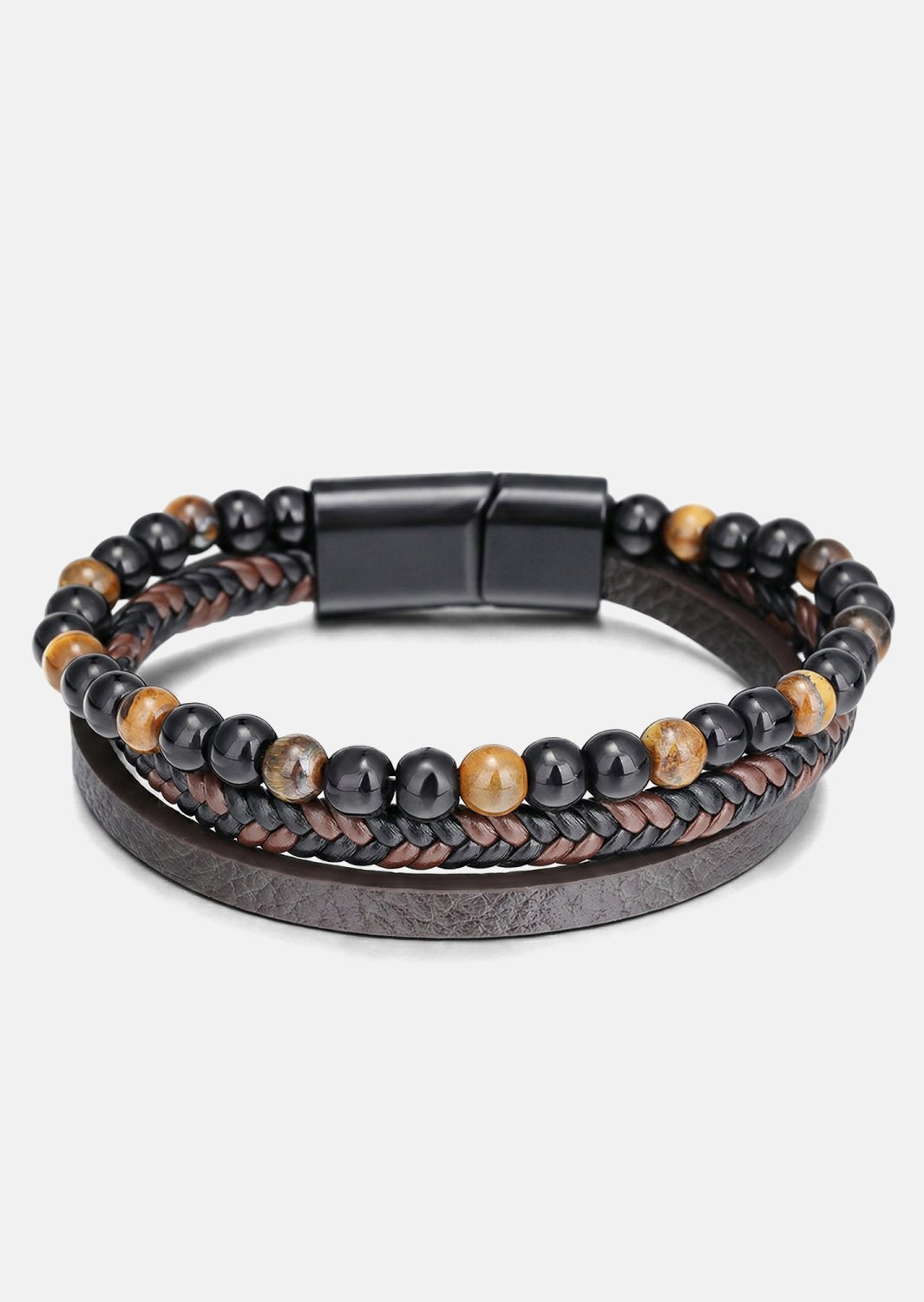 Leren armband Raven Bond