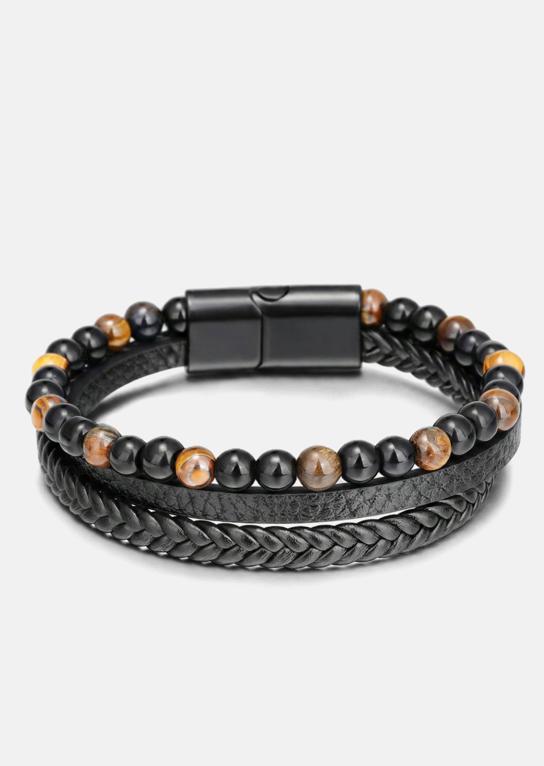 Leren armband Cinder Guard