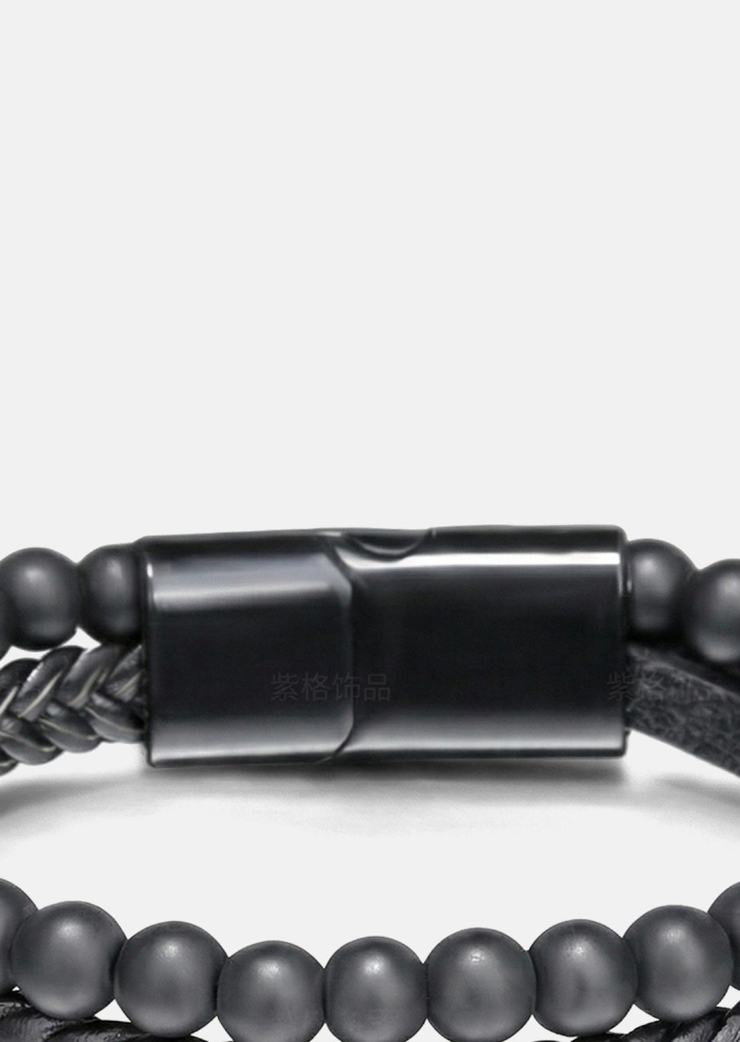 Leren armband Raven Forge