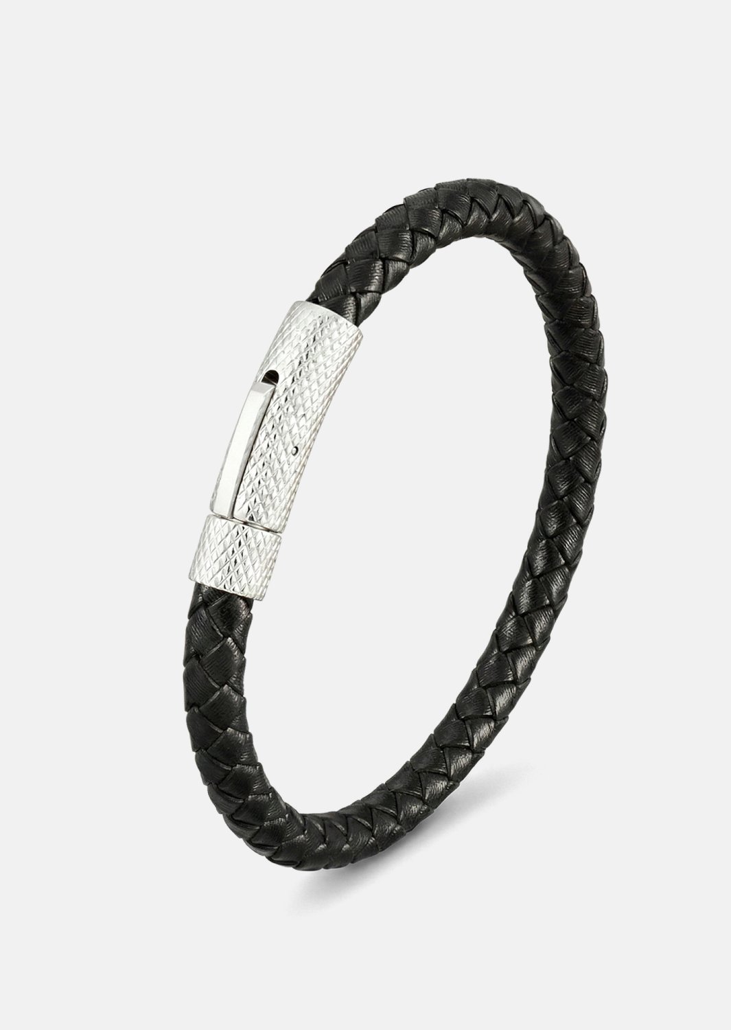 Leren armband Cinder Loop