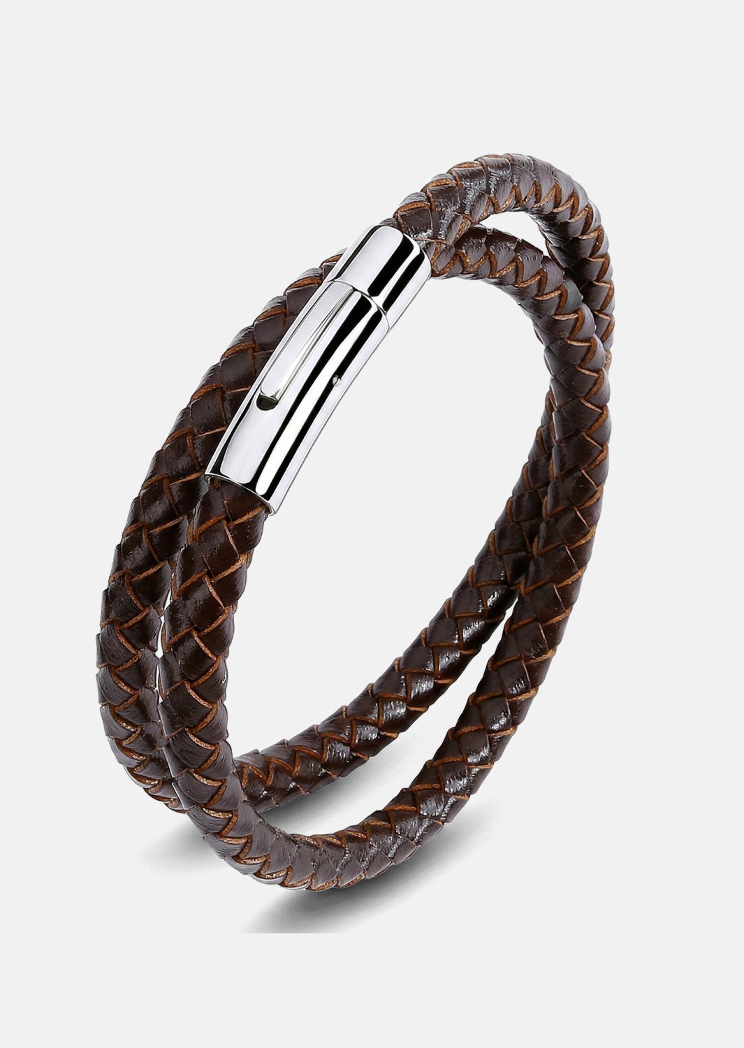 Leren armband Titan Knot