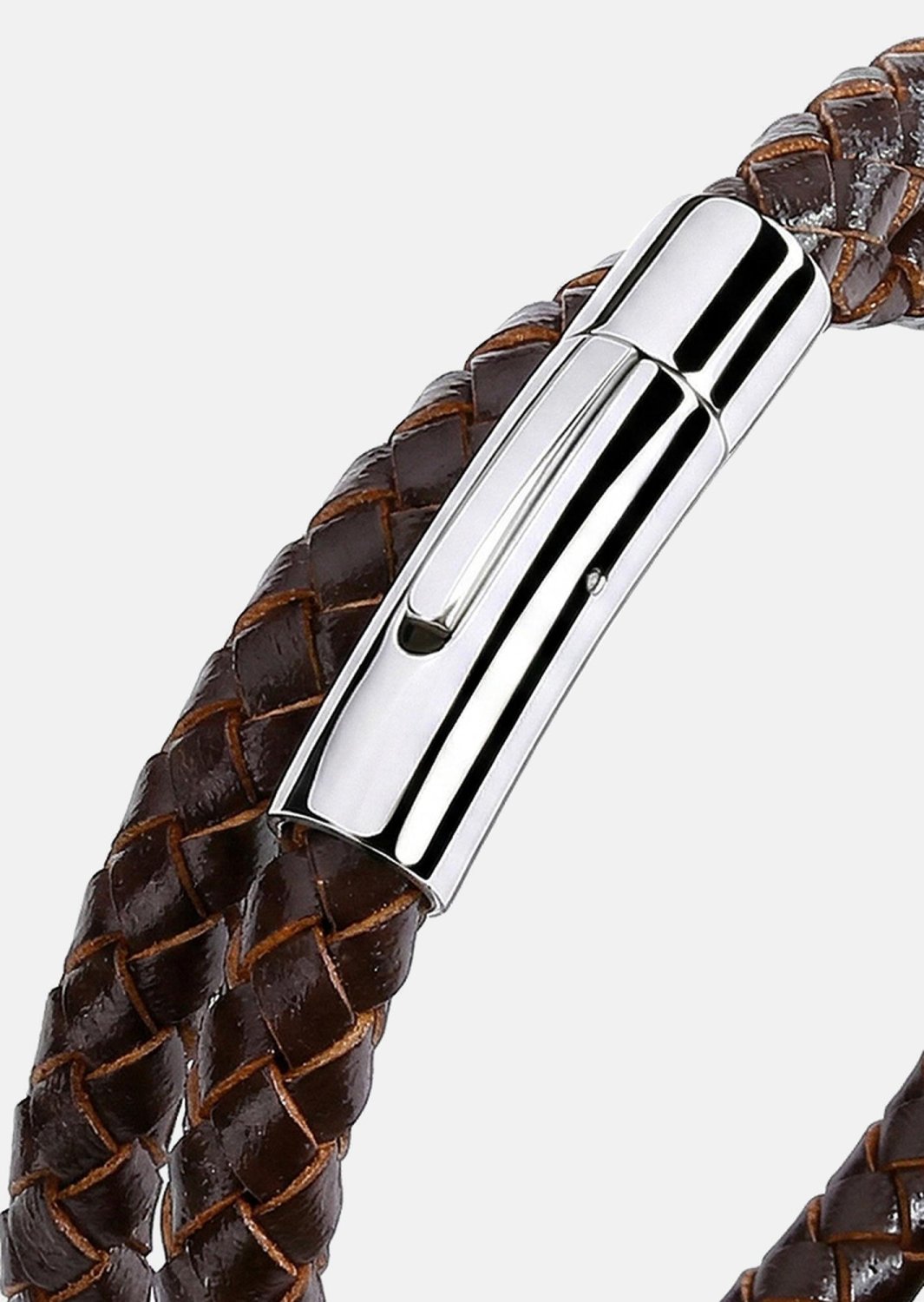 Leren armband Titan Knot