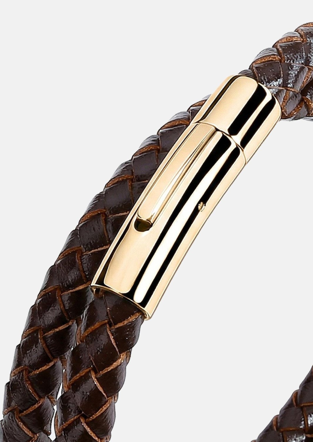 Leren armband Virtue Weave