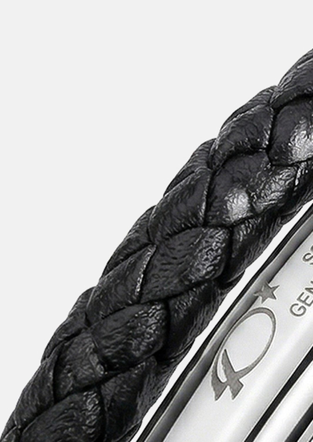 Leren armband Titan Thread