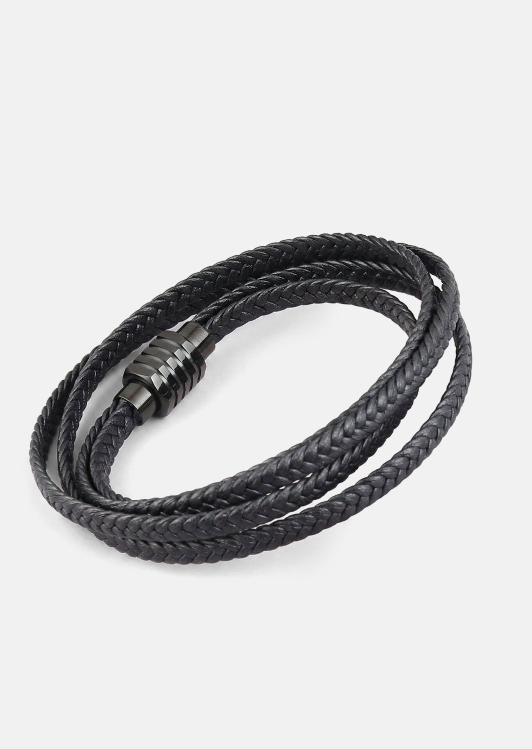 Leren armband Raven Crest