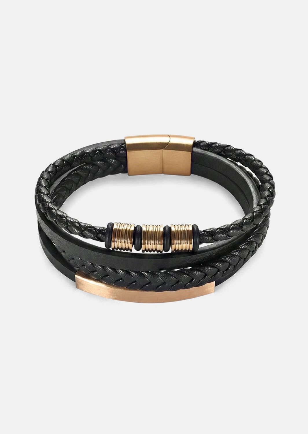 Leren armband Titan Bond
