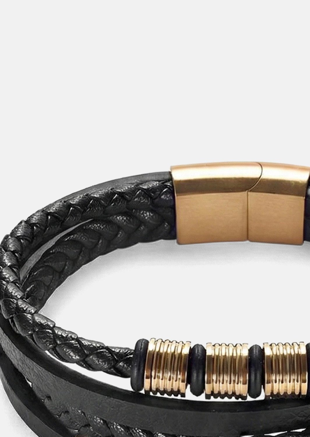 Leren armband Titan Bond