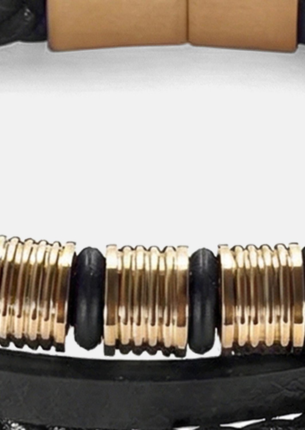 Leren armband Titan Bond