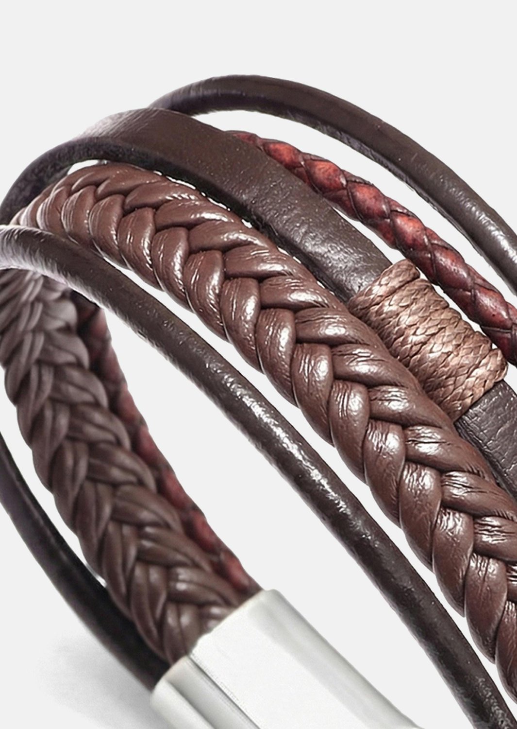 Leren armband Horizon Weave