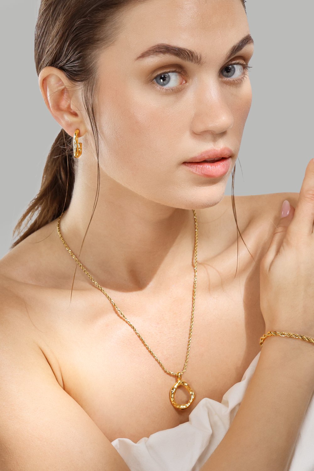 Armband Tresse - 18k Verguld