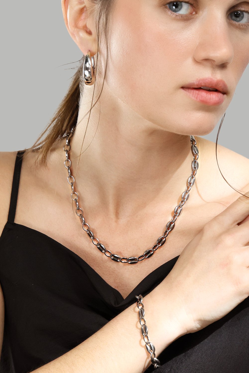 Ketting Bold Link – Verzilverd