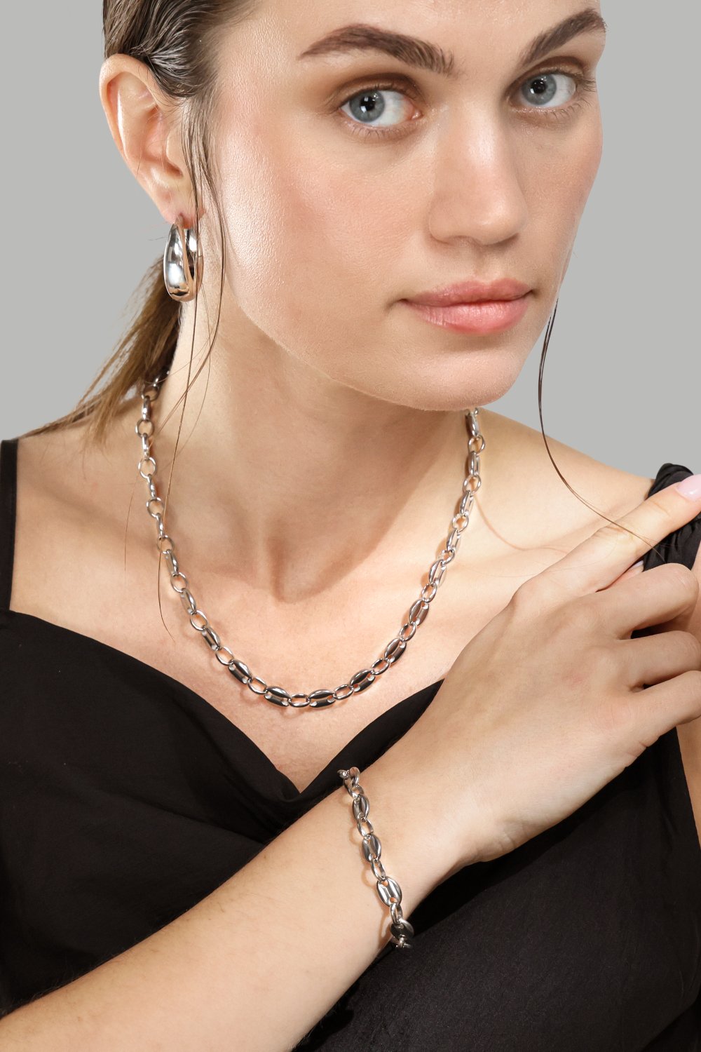 Ketting Bold Link – Verzilverd