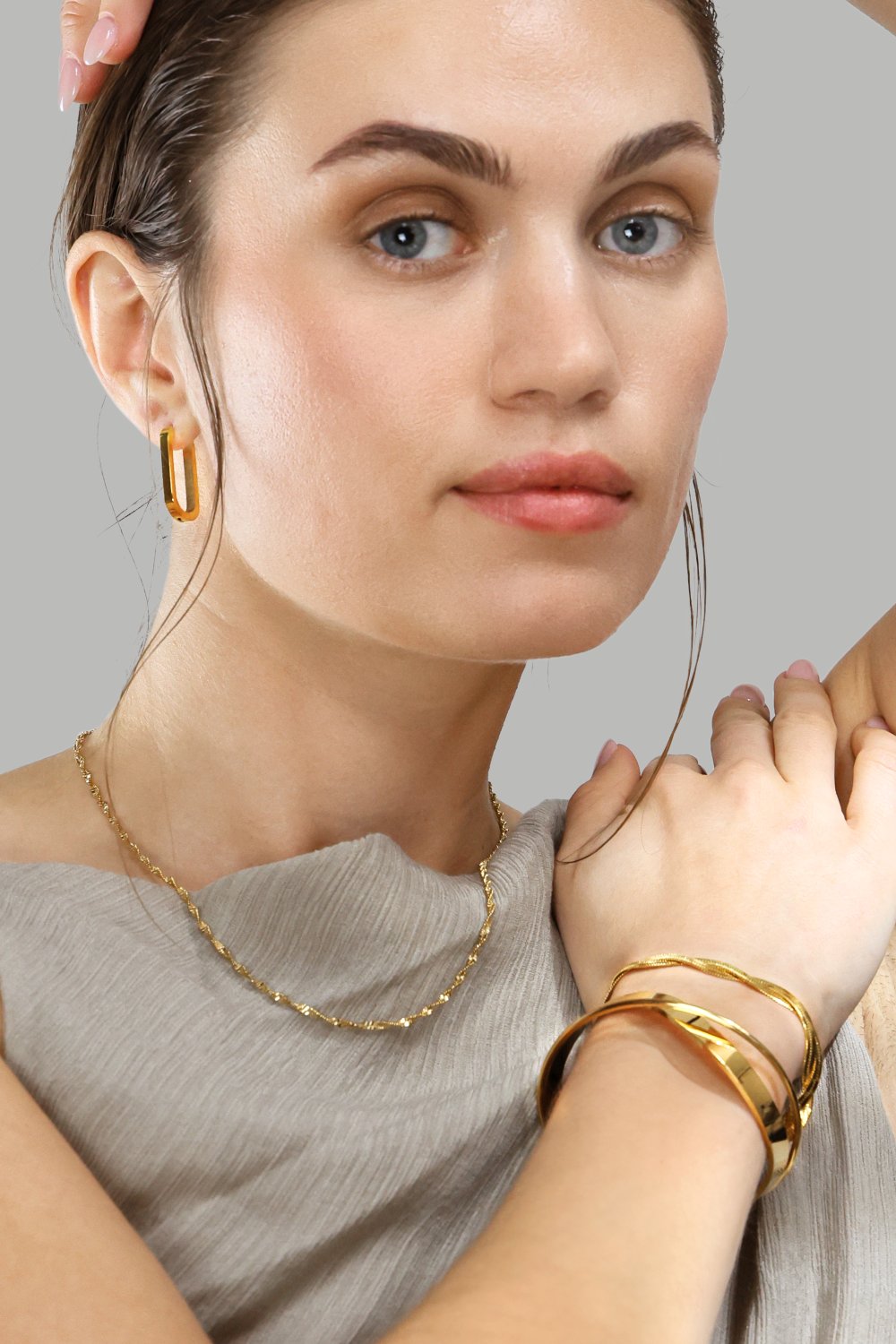Ketting Twistad – 18k Verguld