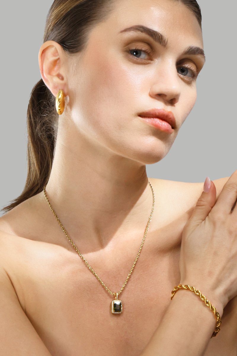 Ketting Black Luxe - 18k Verguld