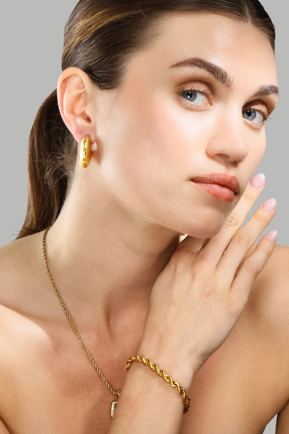 Ketting Black Luxe - 18k Verguld