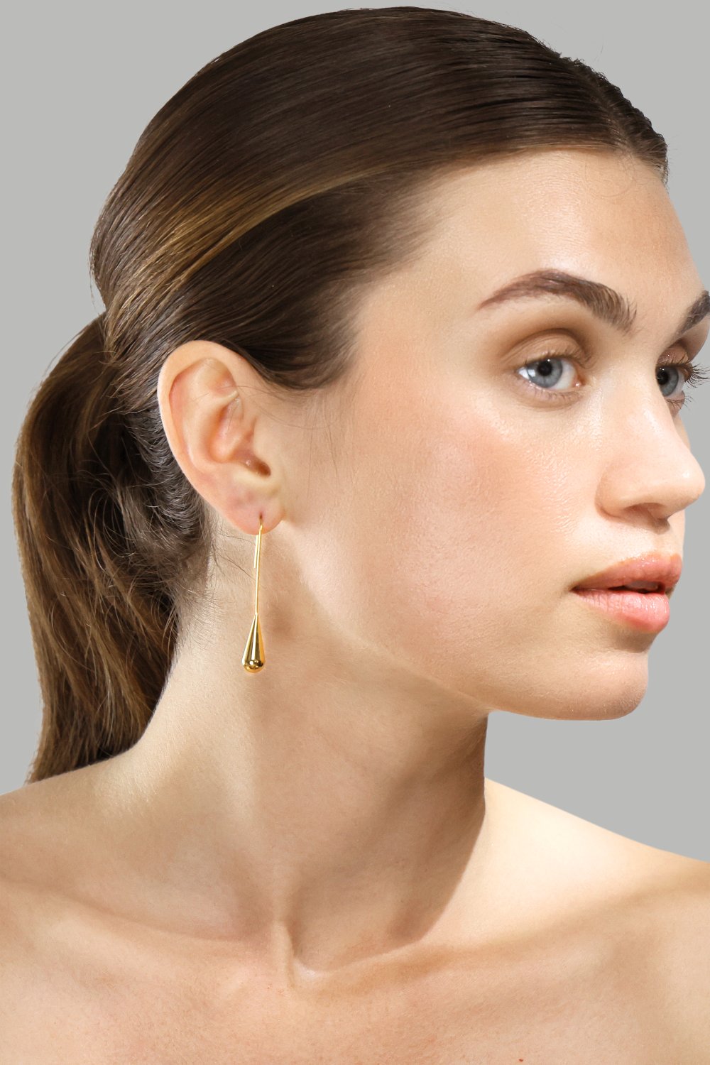 Oorbel Golden Drop Elegance - 18k Verguld