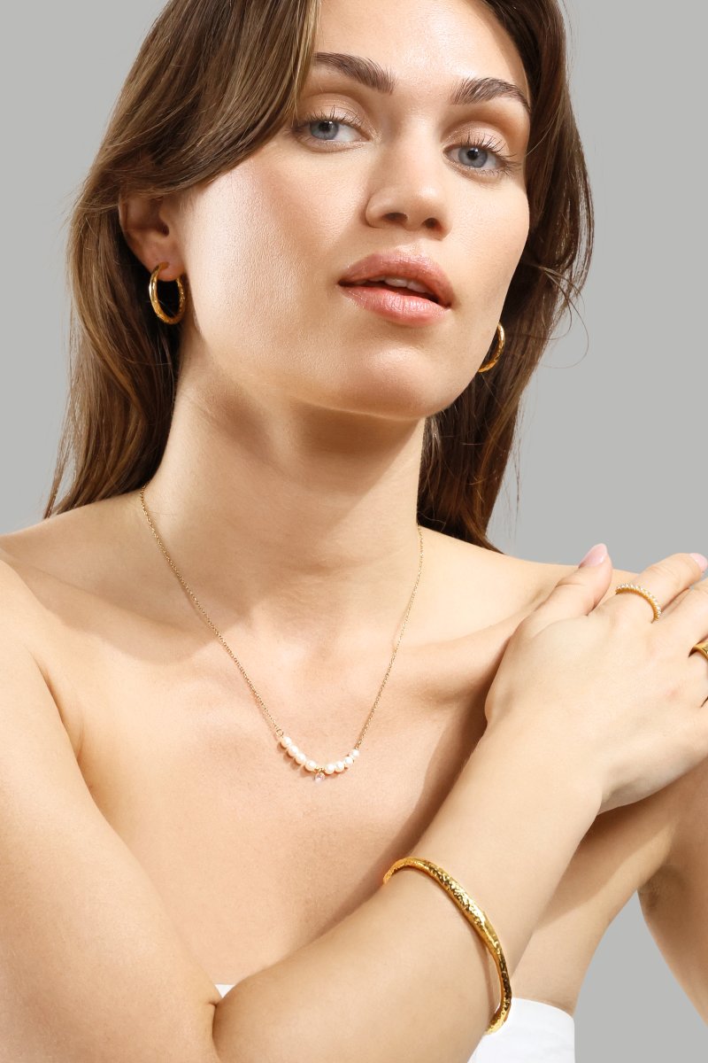 Oorbel Everyday Hoops - 18k Verguld
