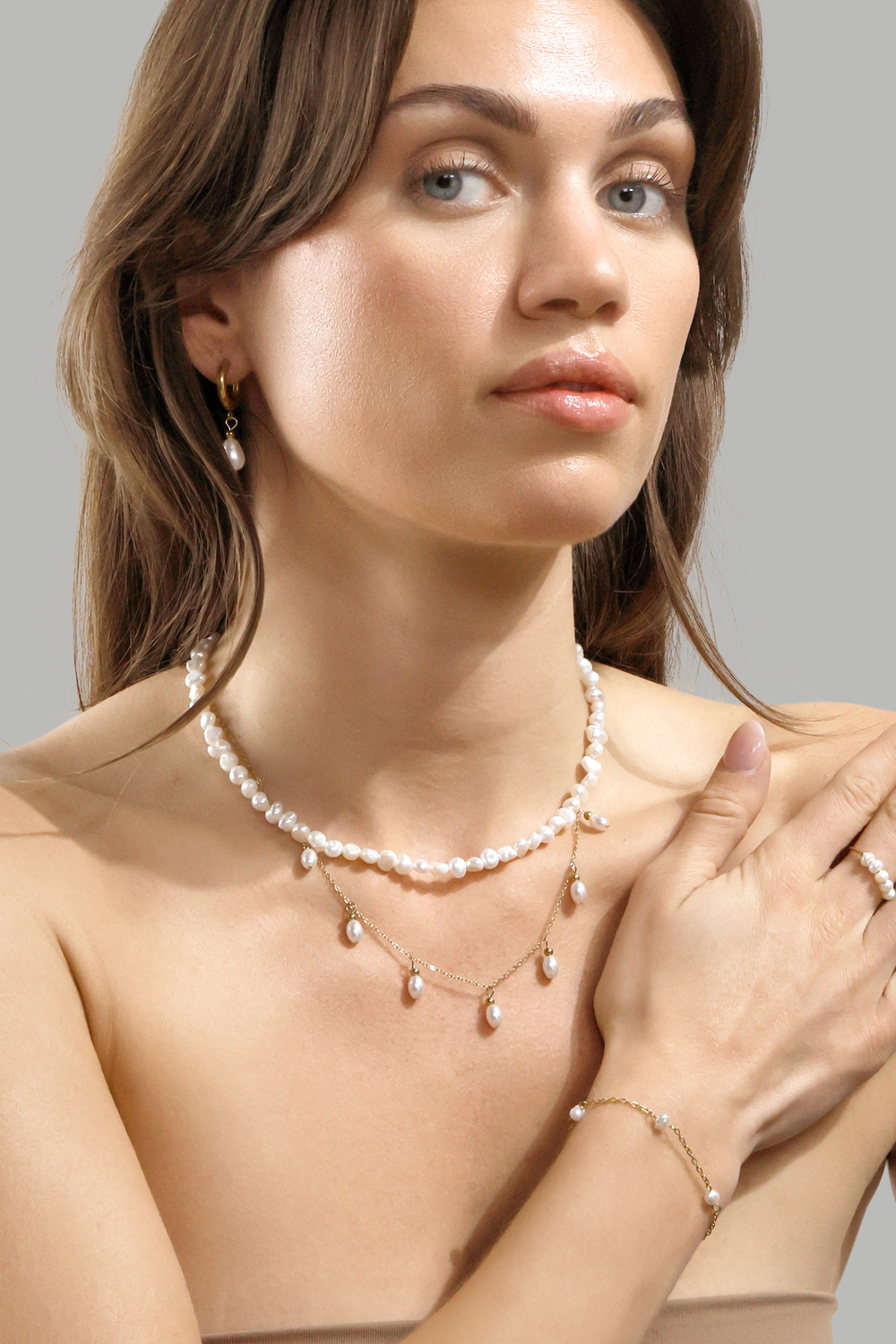 Oorbel Ocean - 18k Verguld