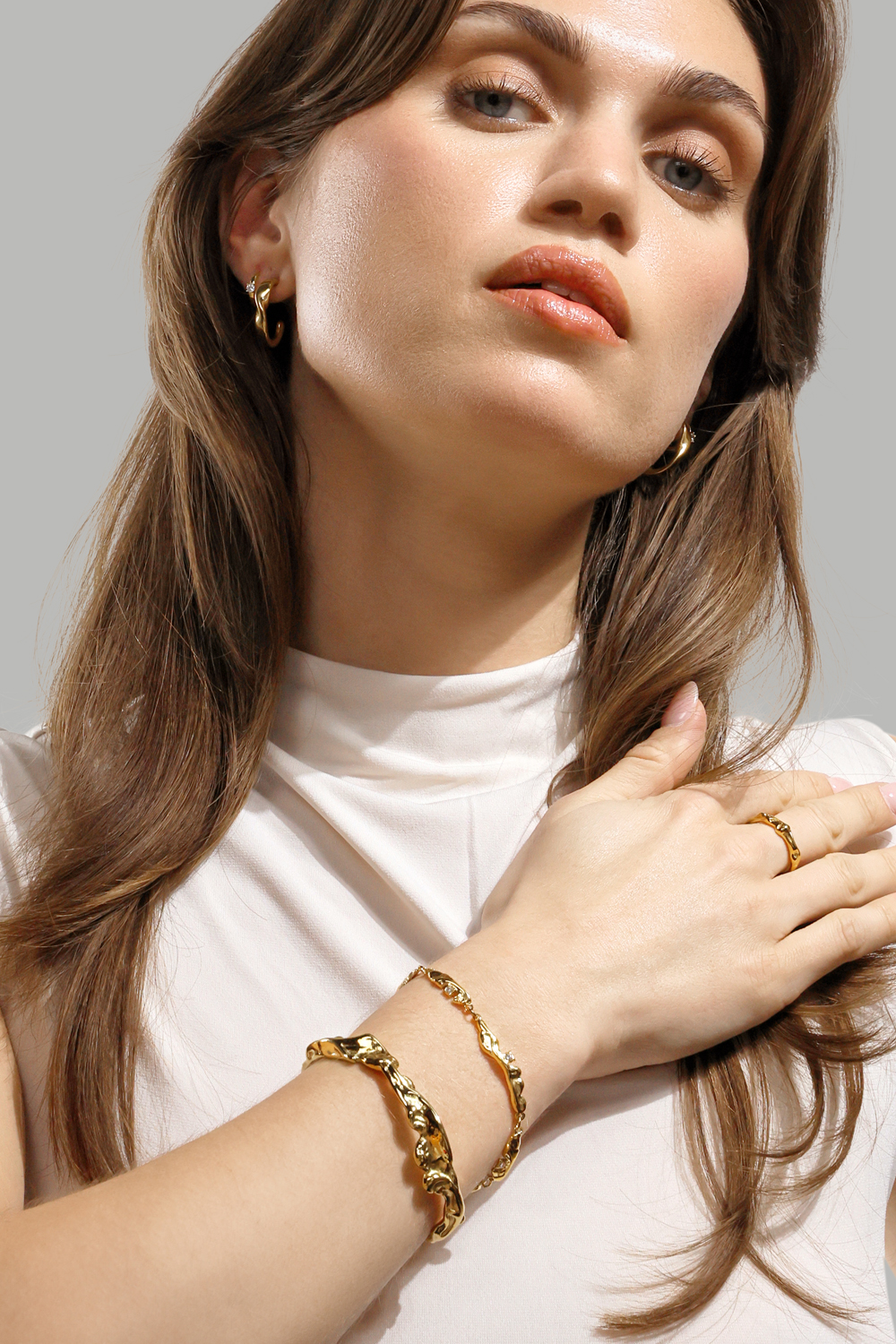 Lava Glow Armband - 18k Vergulde Armband