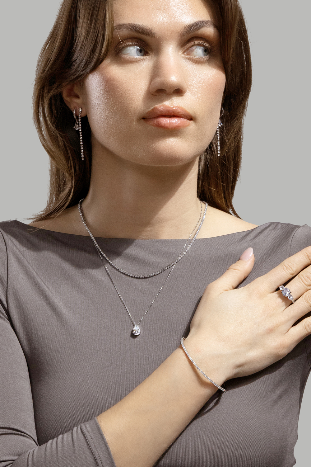 Ring Trinity - Verzilverd