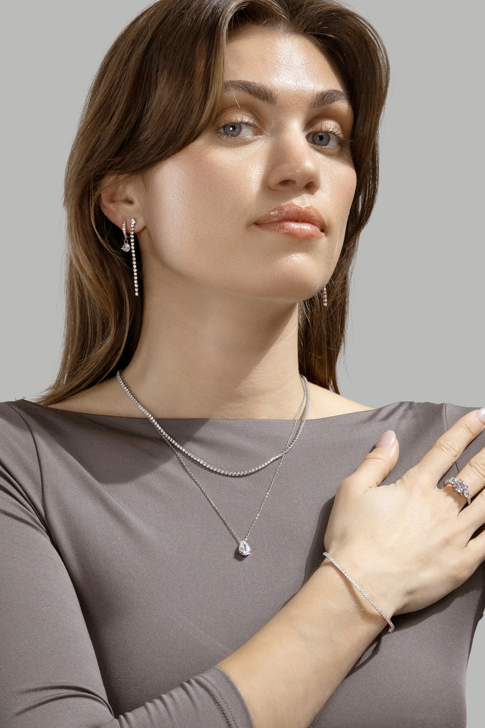 Ring Trinity - Verzilverd