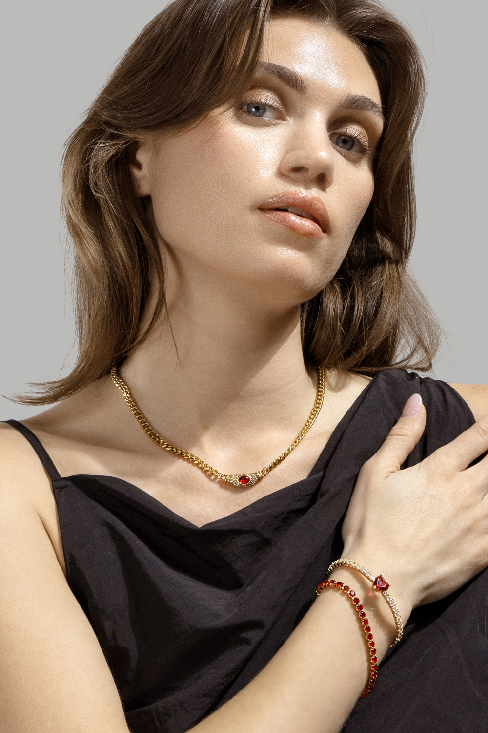 Aurora Bella Ketting – 18k Verguld