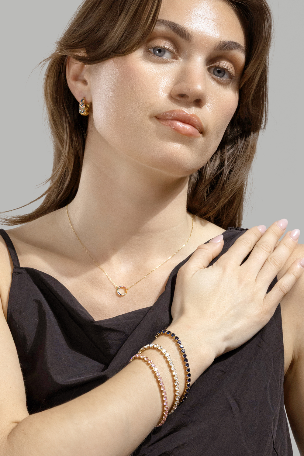 Armband Brillara - 18k Verguld