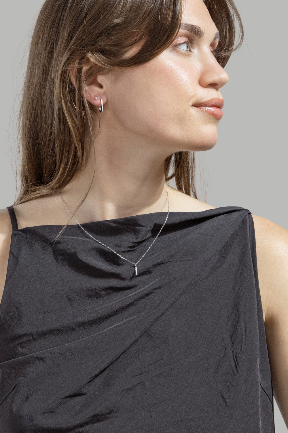 Ketting Lumière - Verzilverd