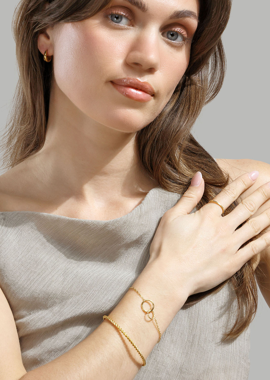 Oorbel Verona - 18k Verguld