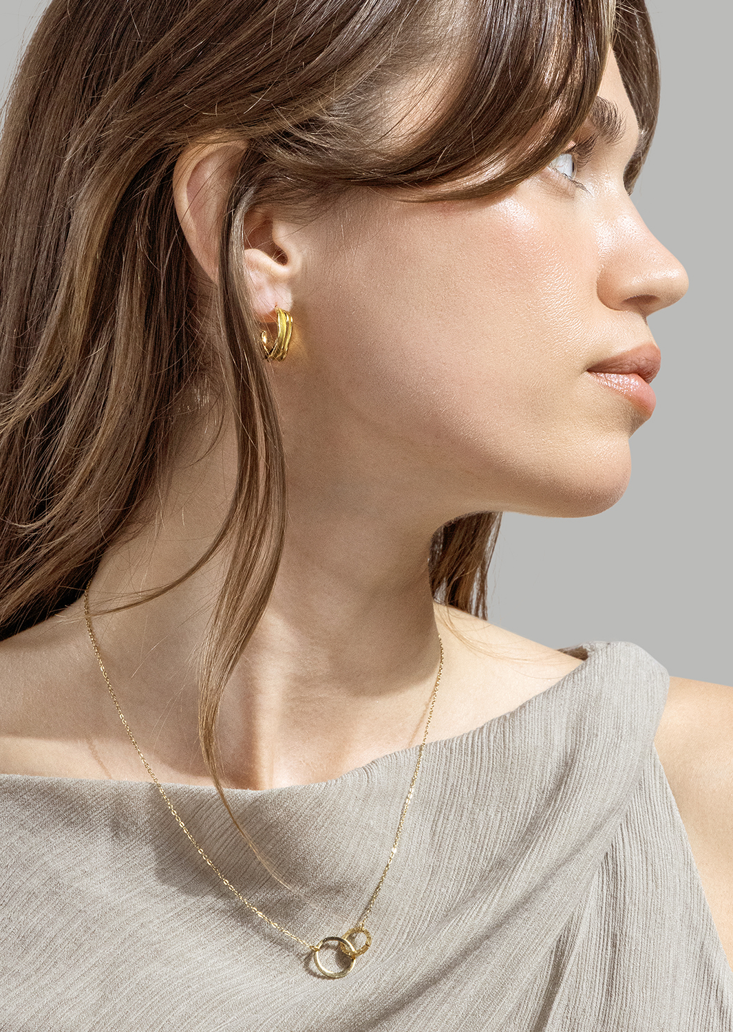 Ketting Nerida – 18k Verguld