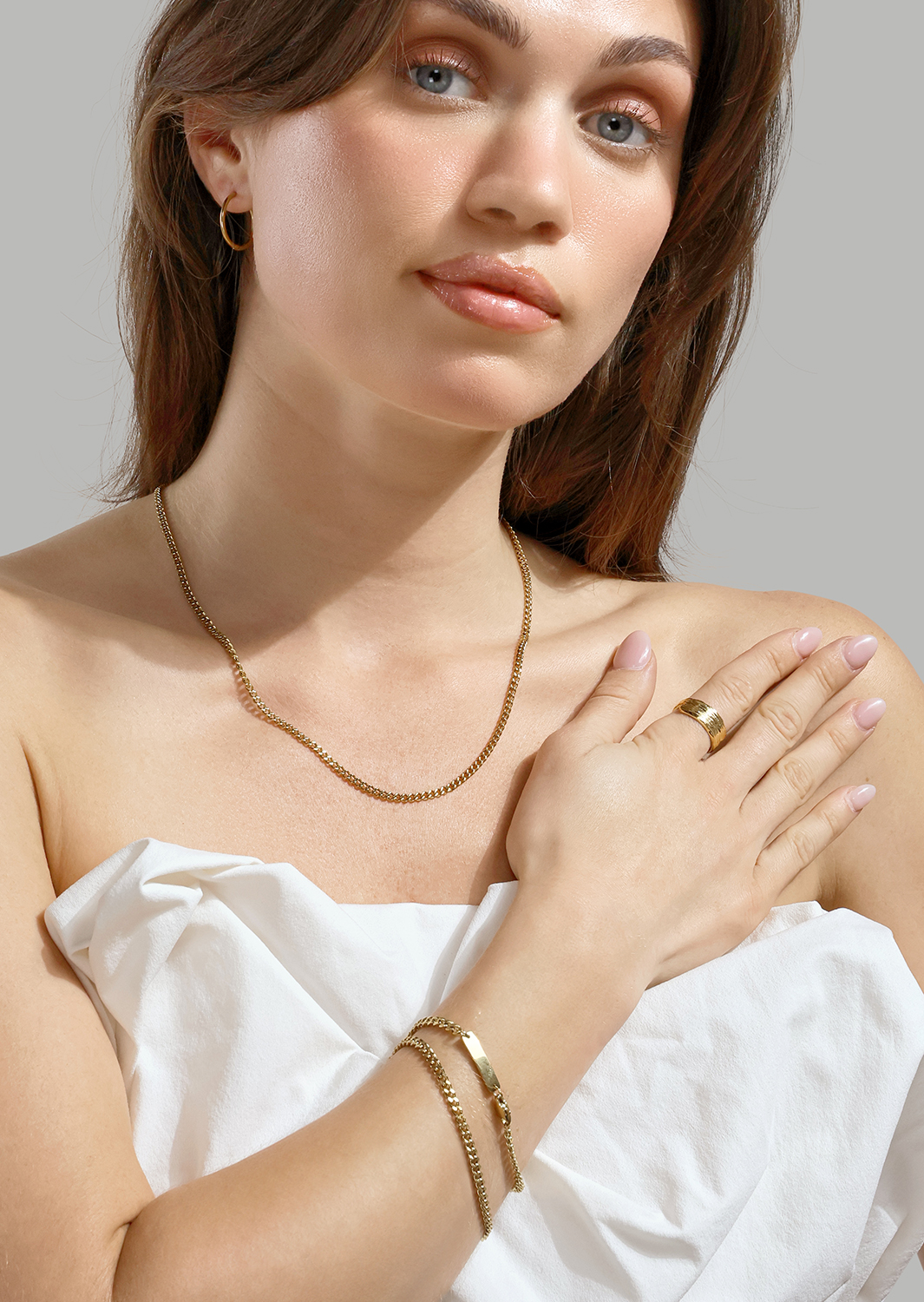 Golden Link Chain Bracelet - 18k Verguld