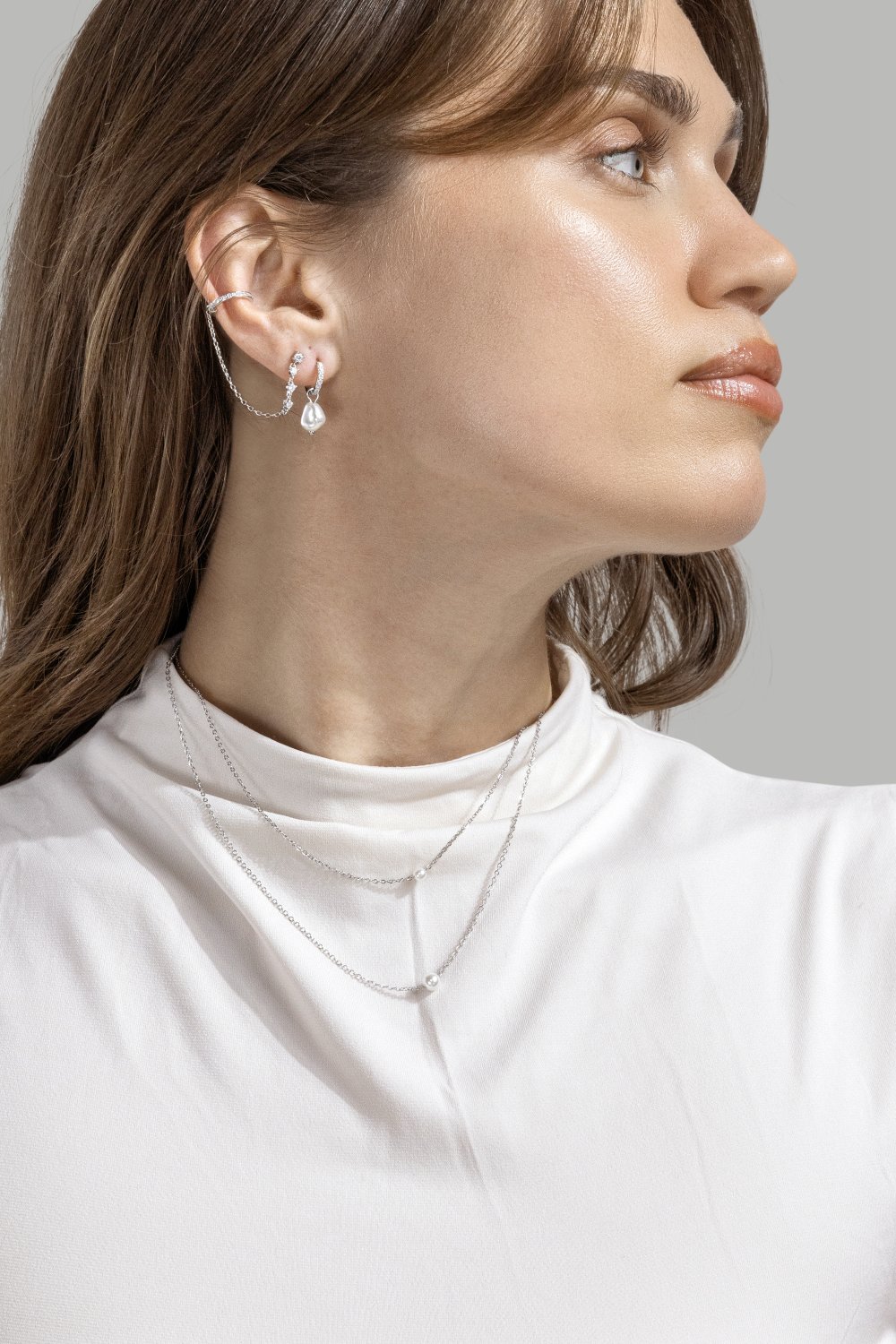 Ketting Lumi – Verzilverd