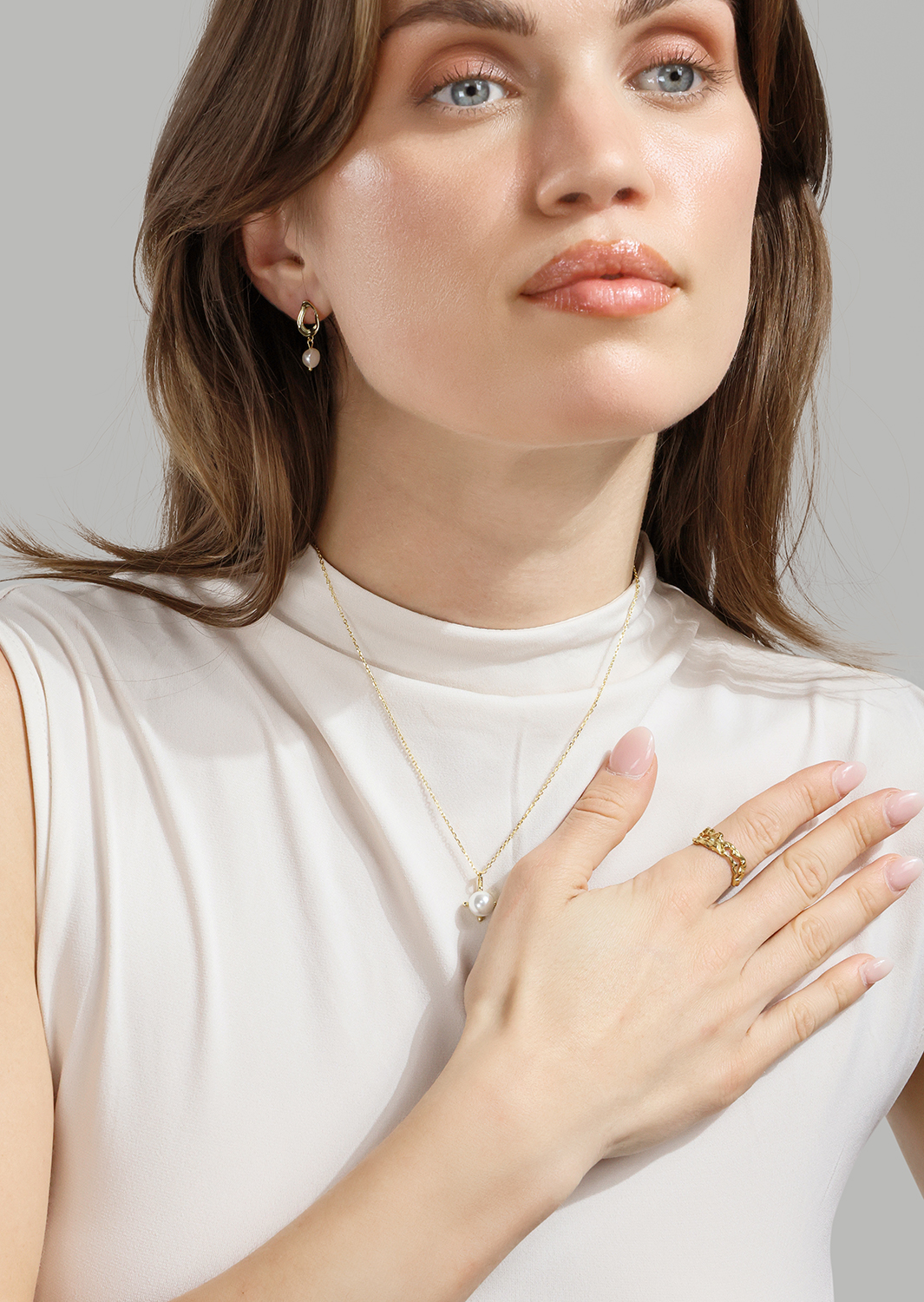 Pendora Oorbellen – 18k Verguld