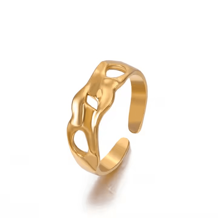 Ring Amara - Verguld met 18k goud
