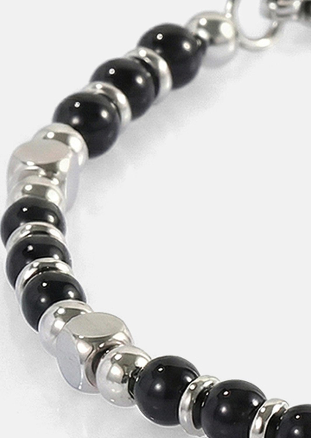Kralenarmband Obsidian Crest