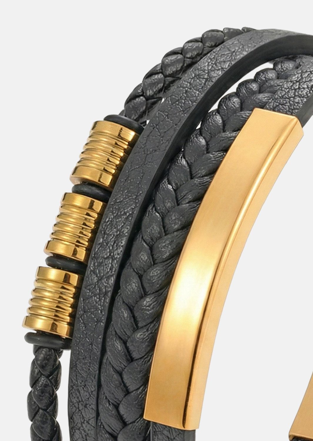 Leren armband Titan Embrace