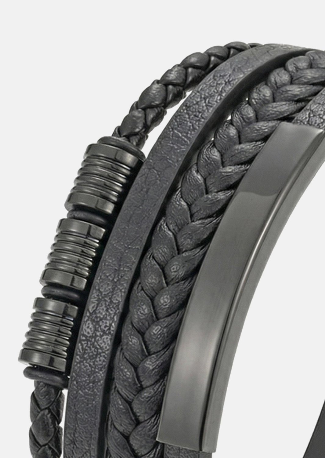 Leren armband Iron Vow