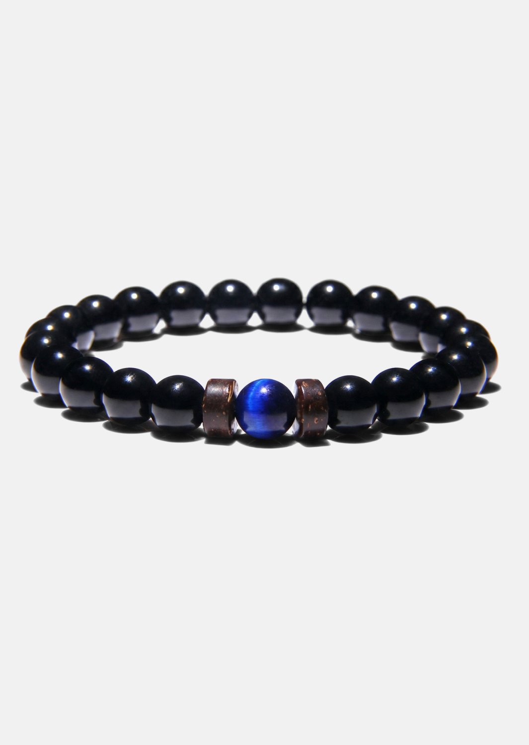 Kralenarmband Obsidian Axis
