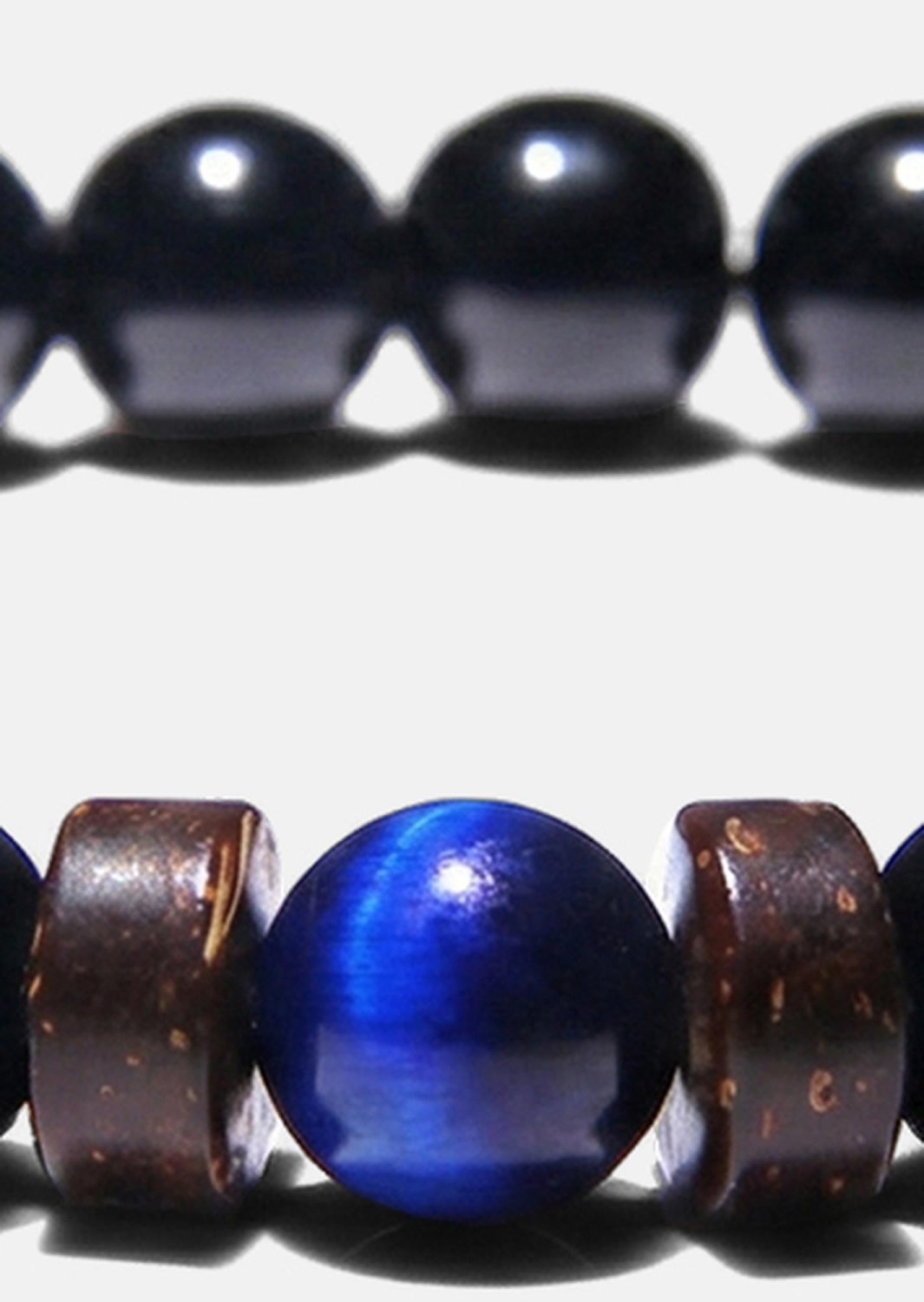 Kralenarmband Obsidian Axis