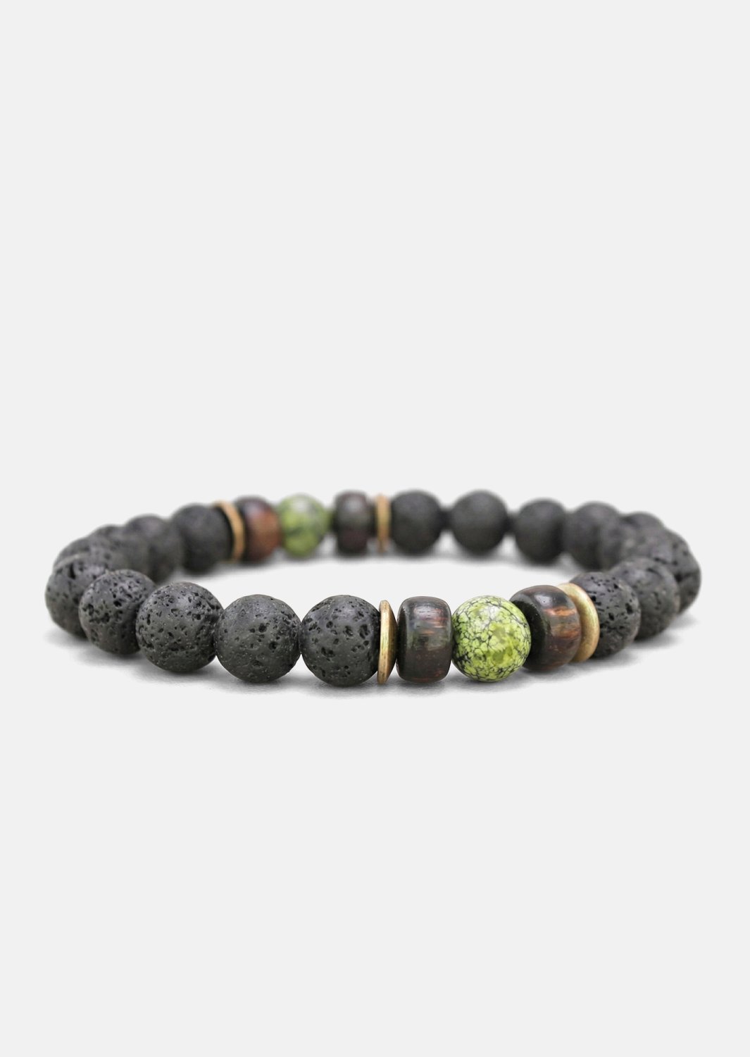 Kralenarmband Obsidian Whirl