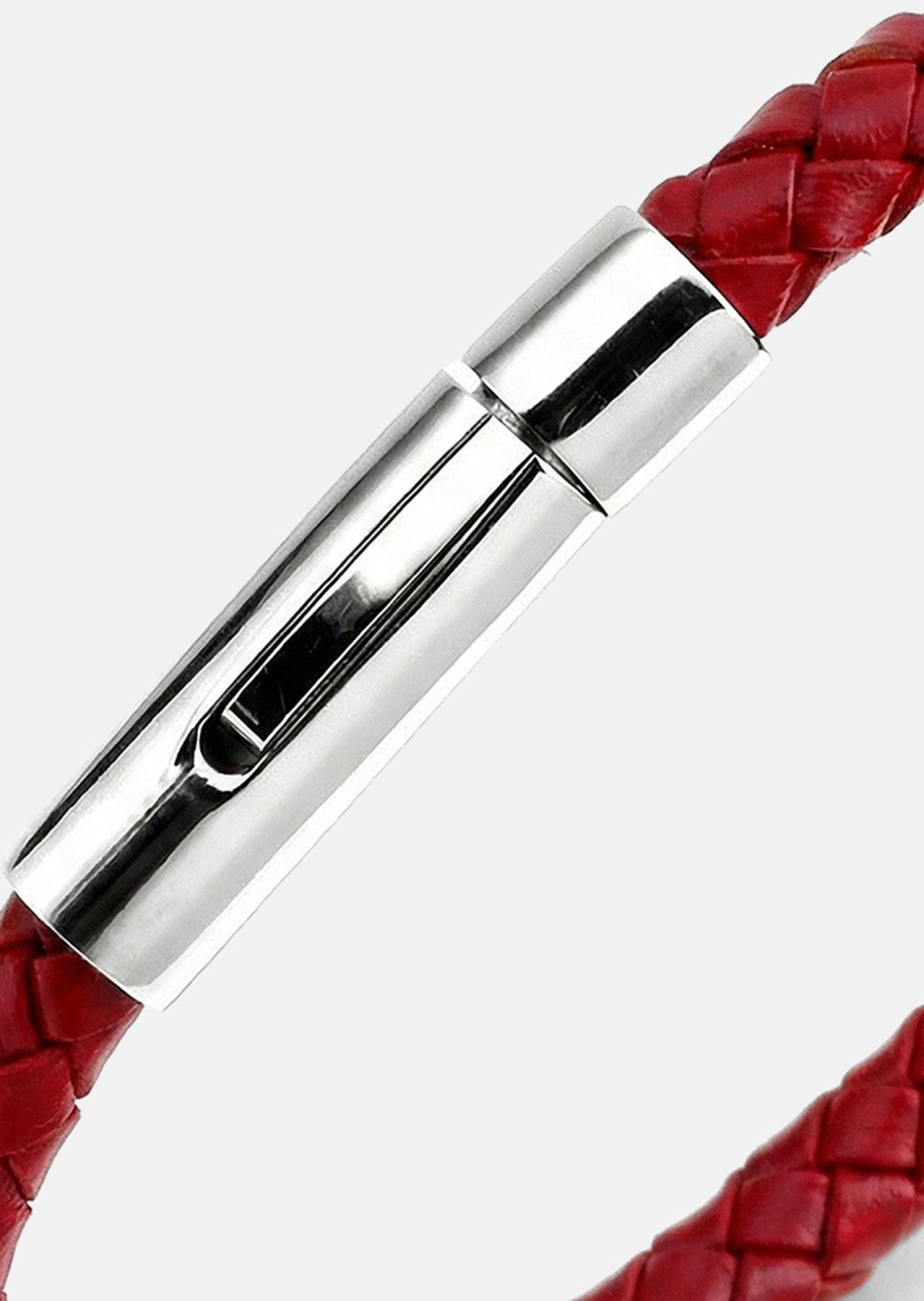 Leren armband Crimson Arc