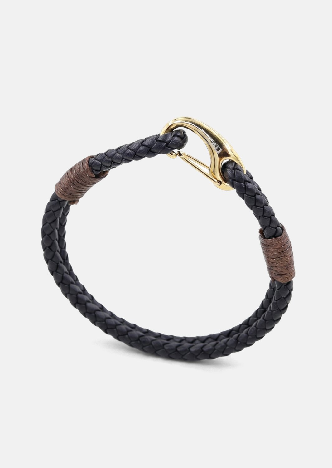 Leren armband Titan Charm